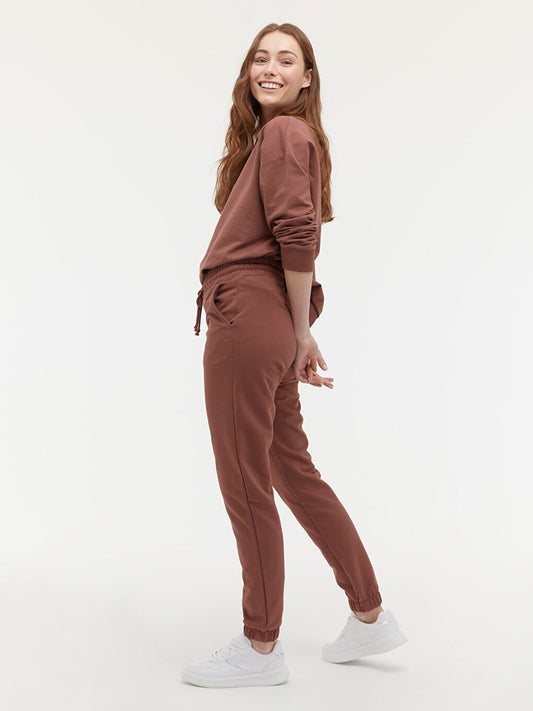 Elastic Waist Tracksuit Bottom