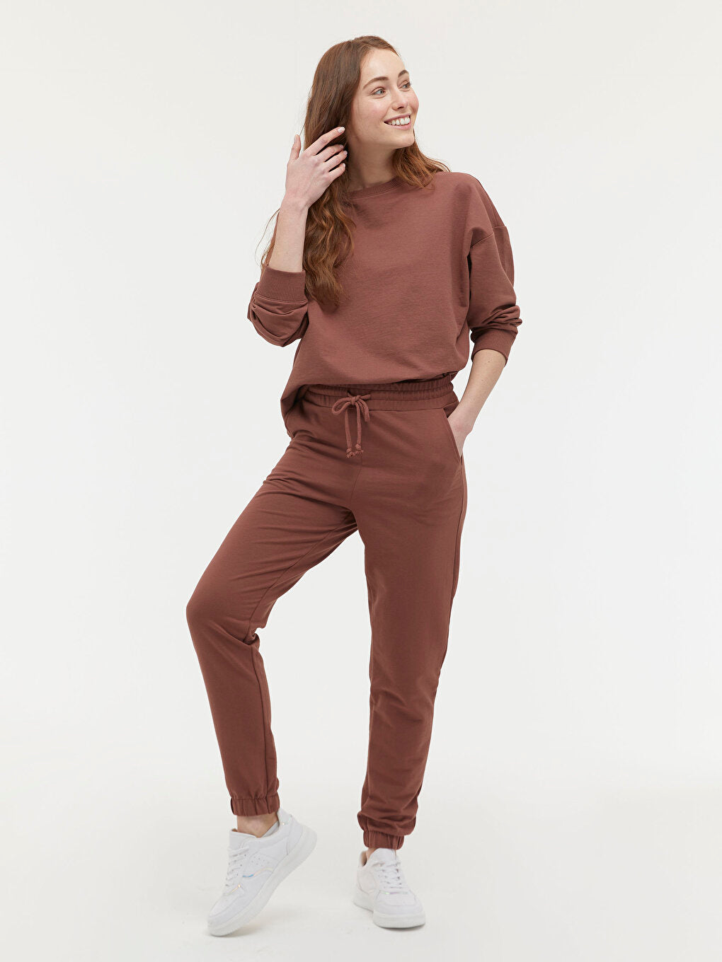 Elastic Waist Tracksuit Bottom