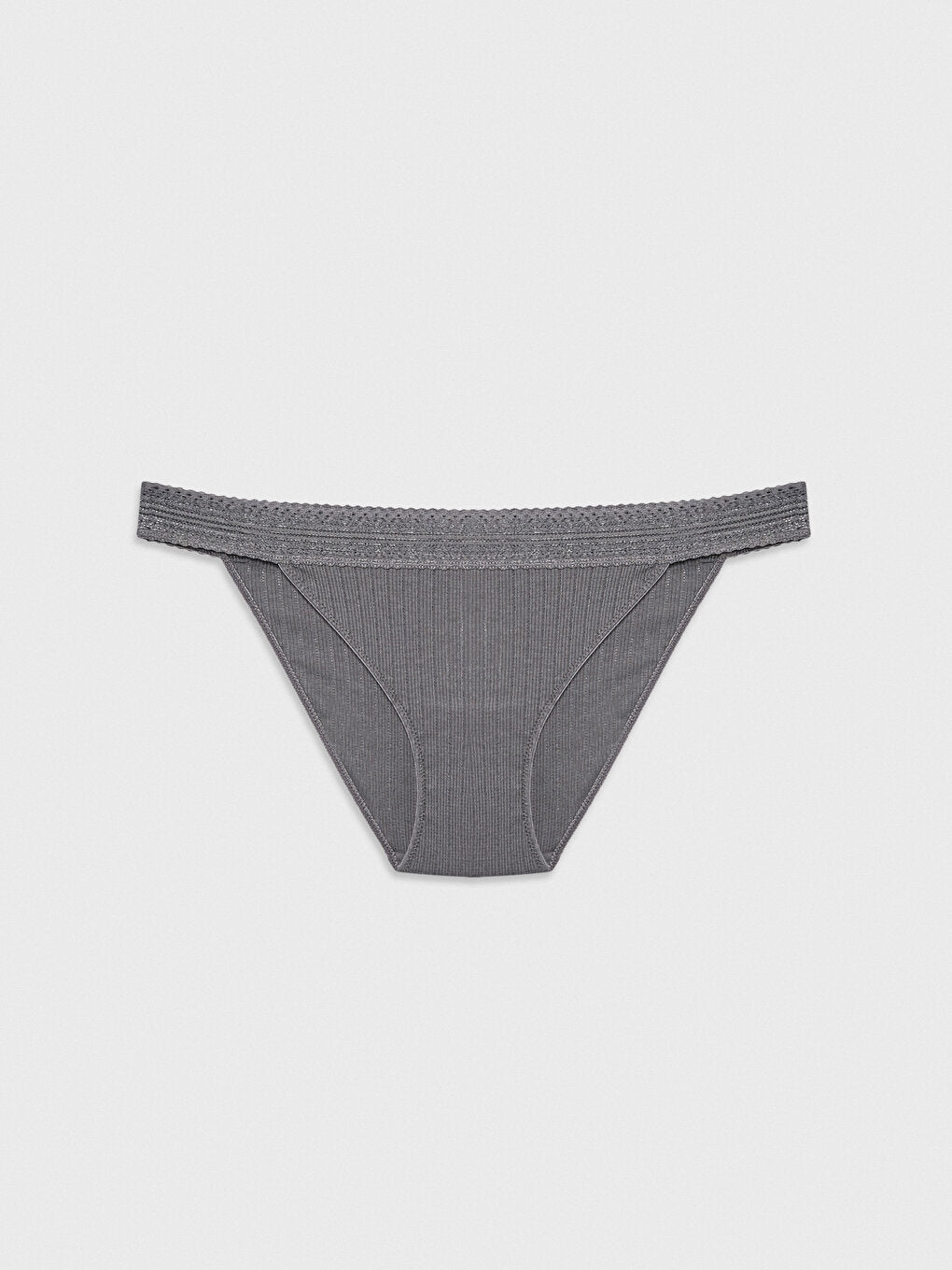 Lace Organic Cotton Bikini Panties 3 Pack