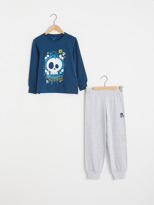 Boy's Printed Pajama Set