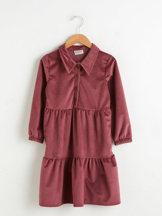 Girl's Velvet Dress