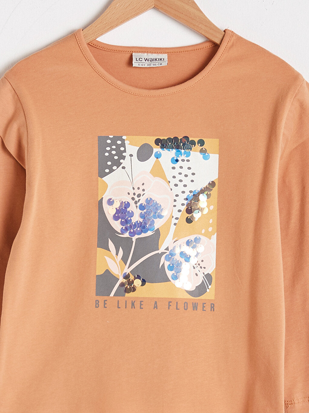 Girl's Printed Cotton T-Shirt