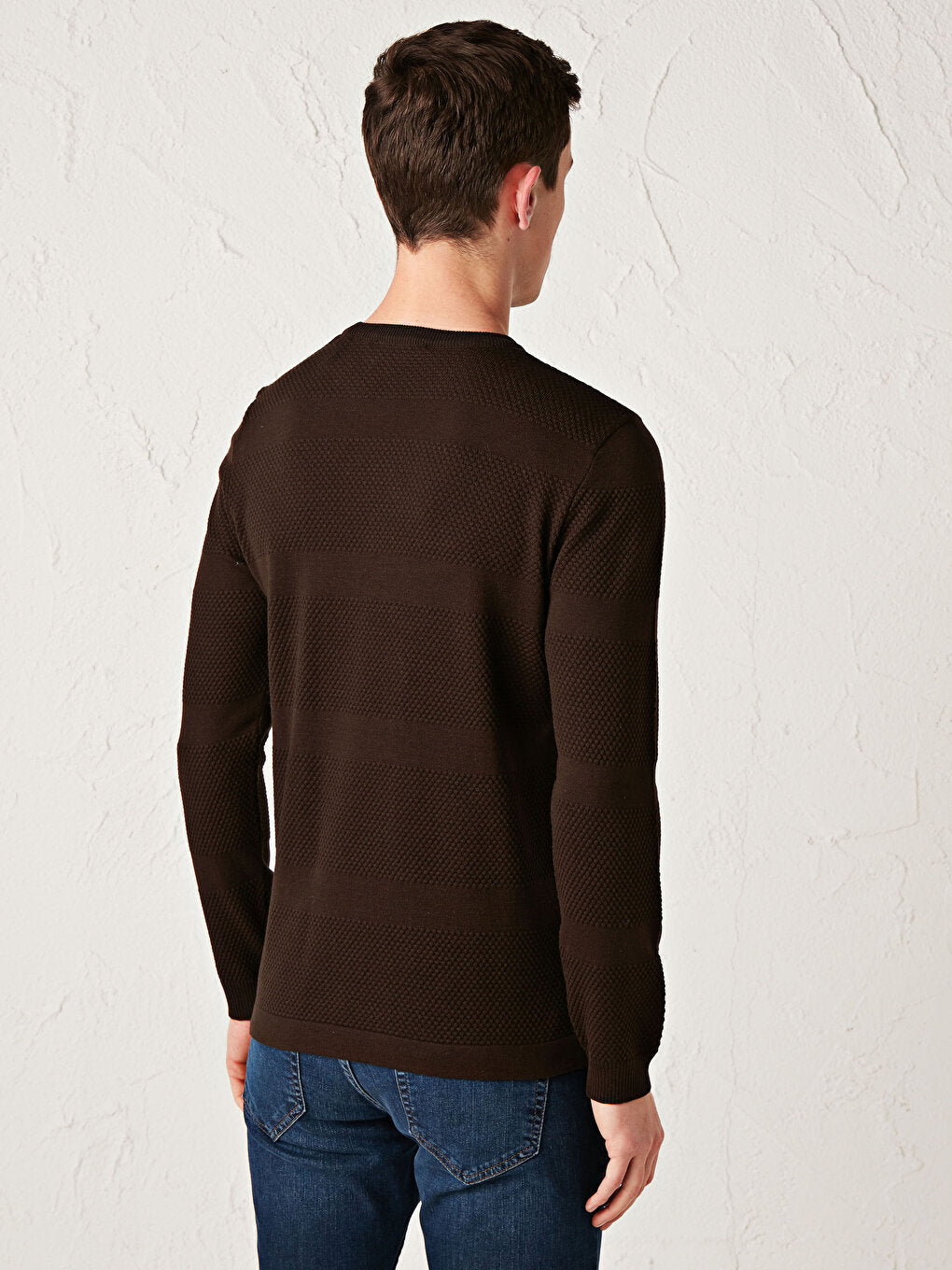 Crew Neck Fine Knitwear Sweater