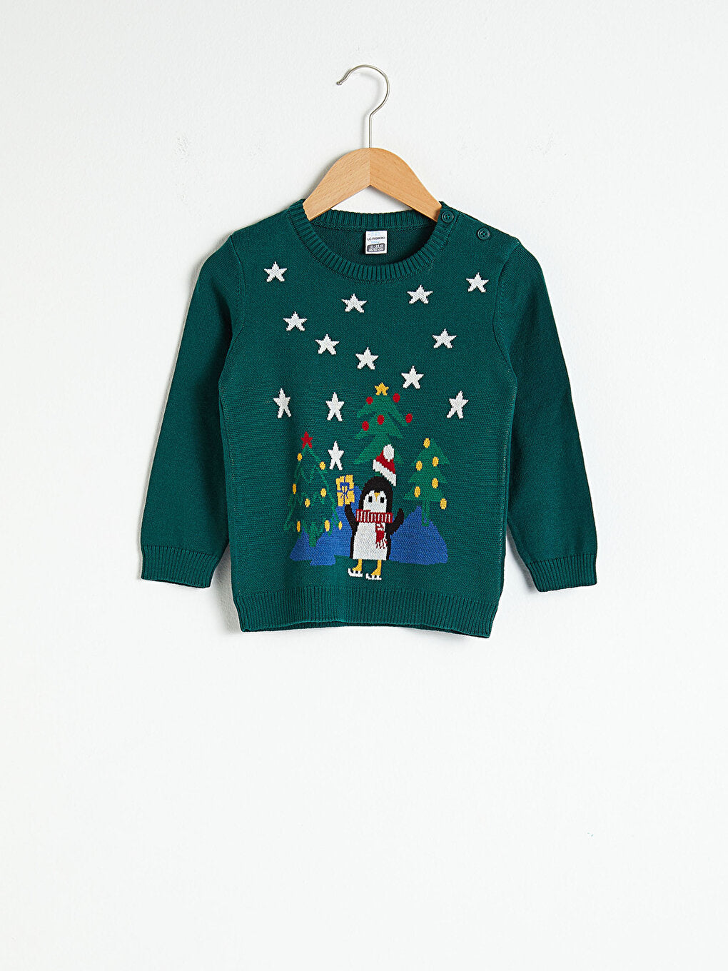 Baby Boy New Year Themed Knitwear Sweater