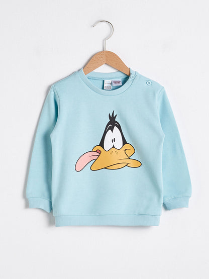 Baby Boy Daffy Duck Printed Sweatshirt