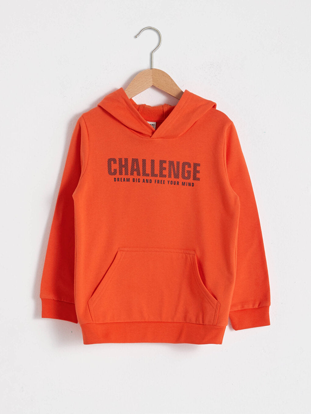 Boy's Printed Hooded Sweatshirt