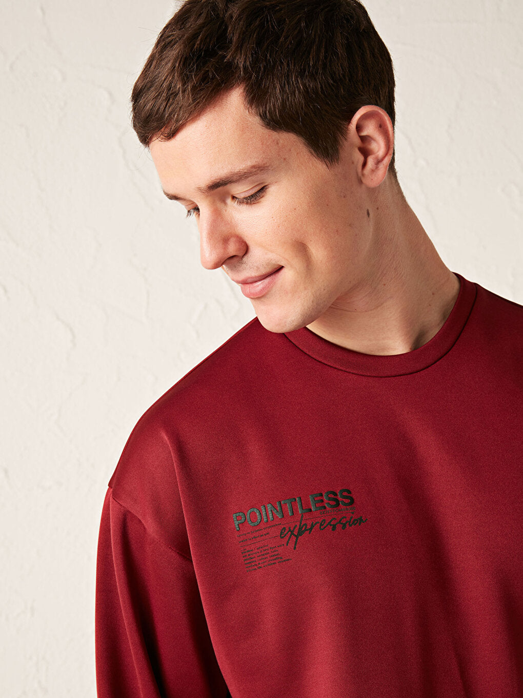 Oversize Crew Neck Sweatshirt