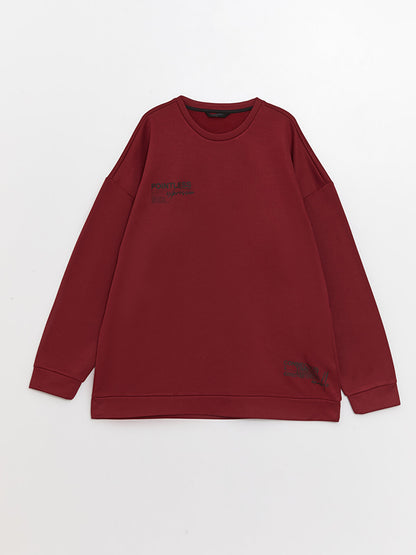 Oversize Crew Neck Sweatshirt