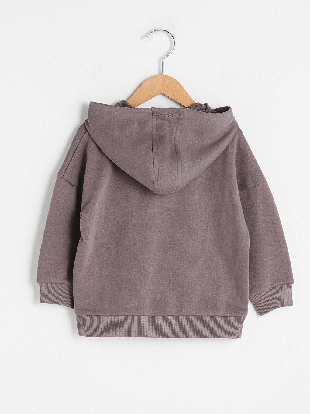 Hooded Basic Baby Boy Zipper Sweatshirt