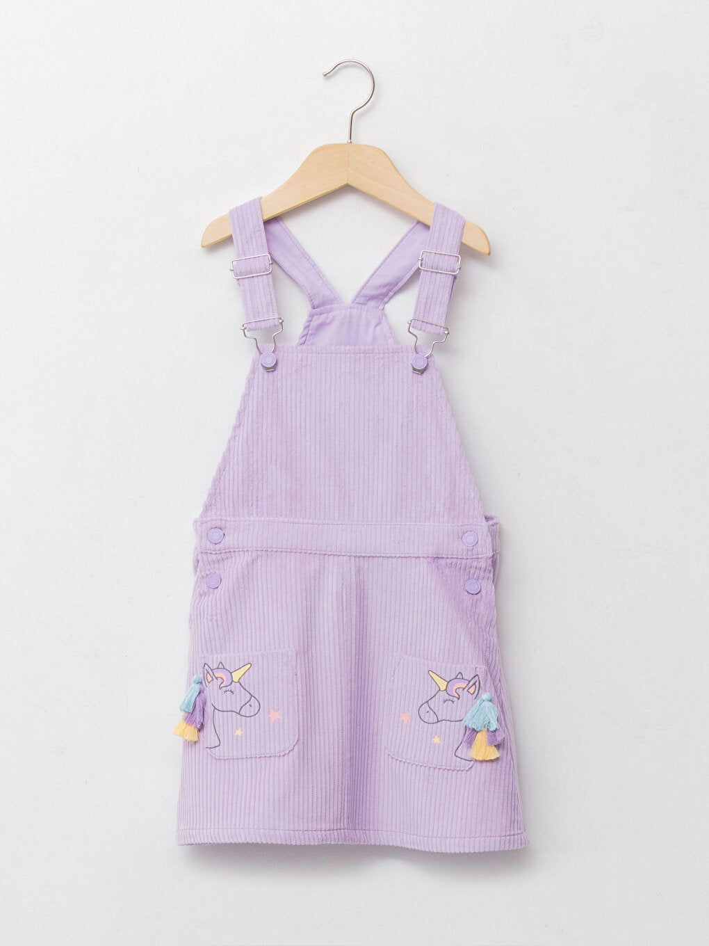 Square Neck Printed Velvet Girl's Dress