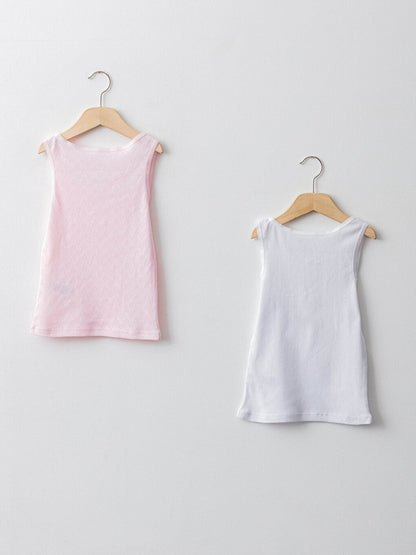 Cotton Girls' Undershirt 2-pack