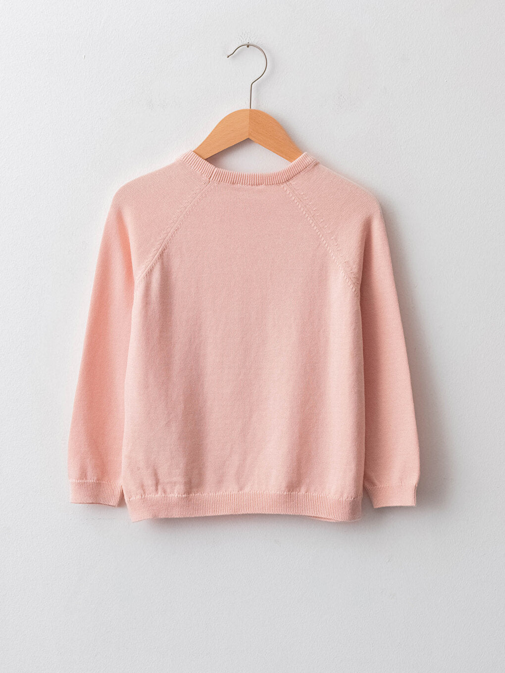 Crew Neck Printed Long Sleeve Girl's Knitwear Sweater