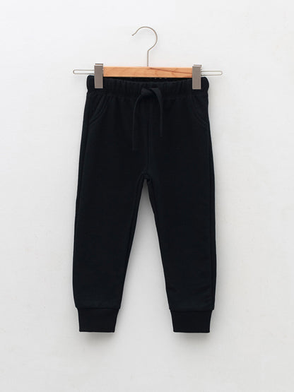 Basic Baby Boy Jogger Sweatpants with Elastic Waist