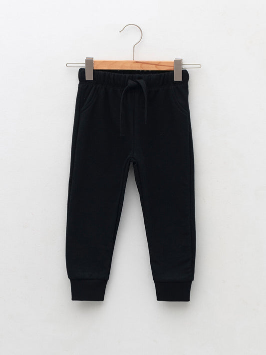 Basic Baby Boy Jogger Sweatpants with Elastic Waist