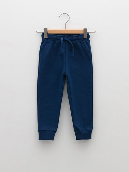 Basic Baby Boy Jogger Sweatpants with Elastic Waist