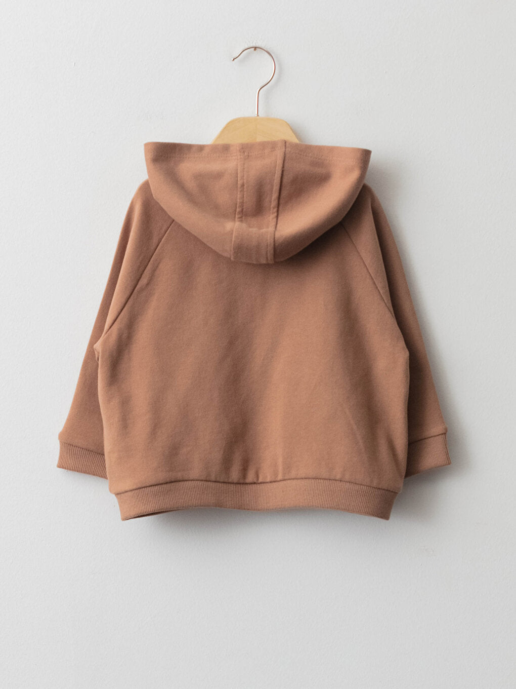 Hooded Long Sleeve Basic Baby Boy Zipper Sweatshirt