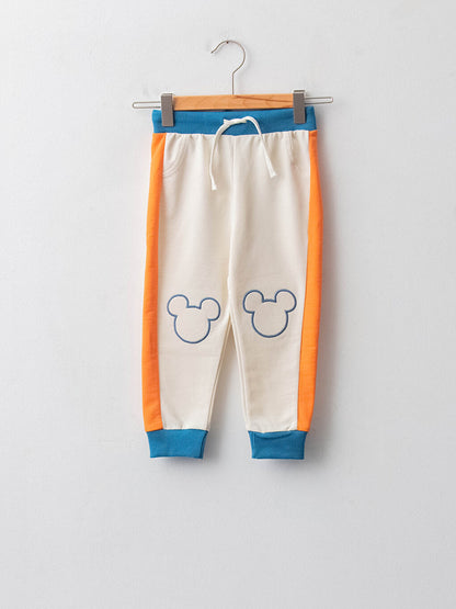 Elastic Waist Mickey Mouse Printed Baby Boy Jogger Tracksuit Bottom