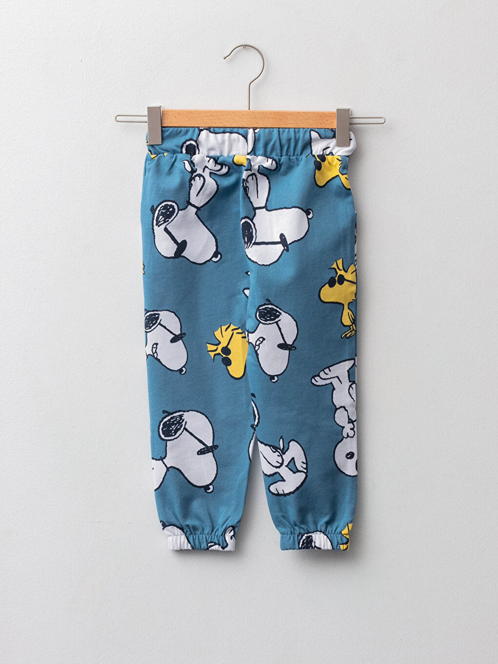 Elastic Waist Snoopy Printed Baby Boy Jogger Sweatpants