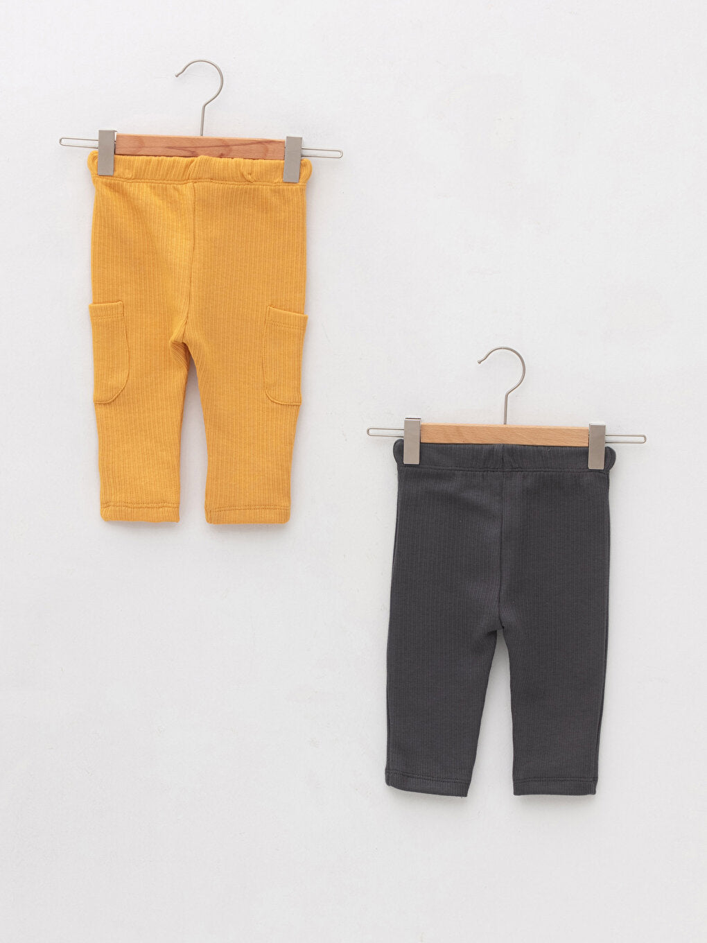 Baby Boy Trousers with Elastic Waist, 2-Piece