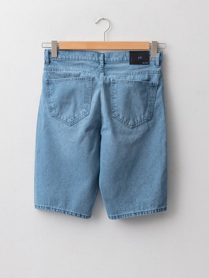 Standard Fit Bermuda Men's Jean Shorts