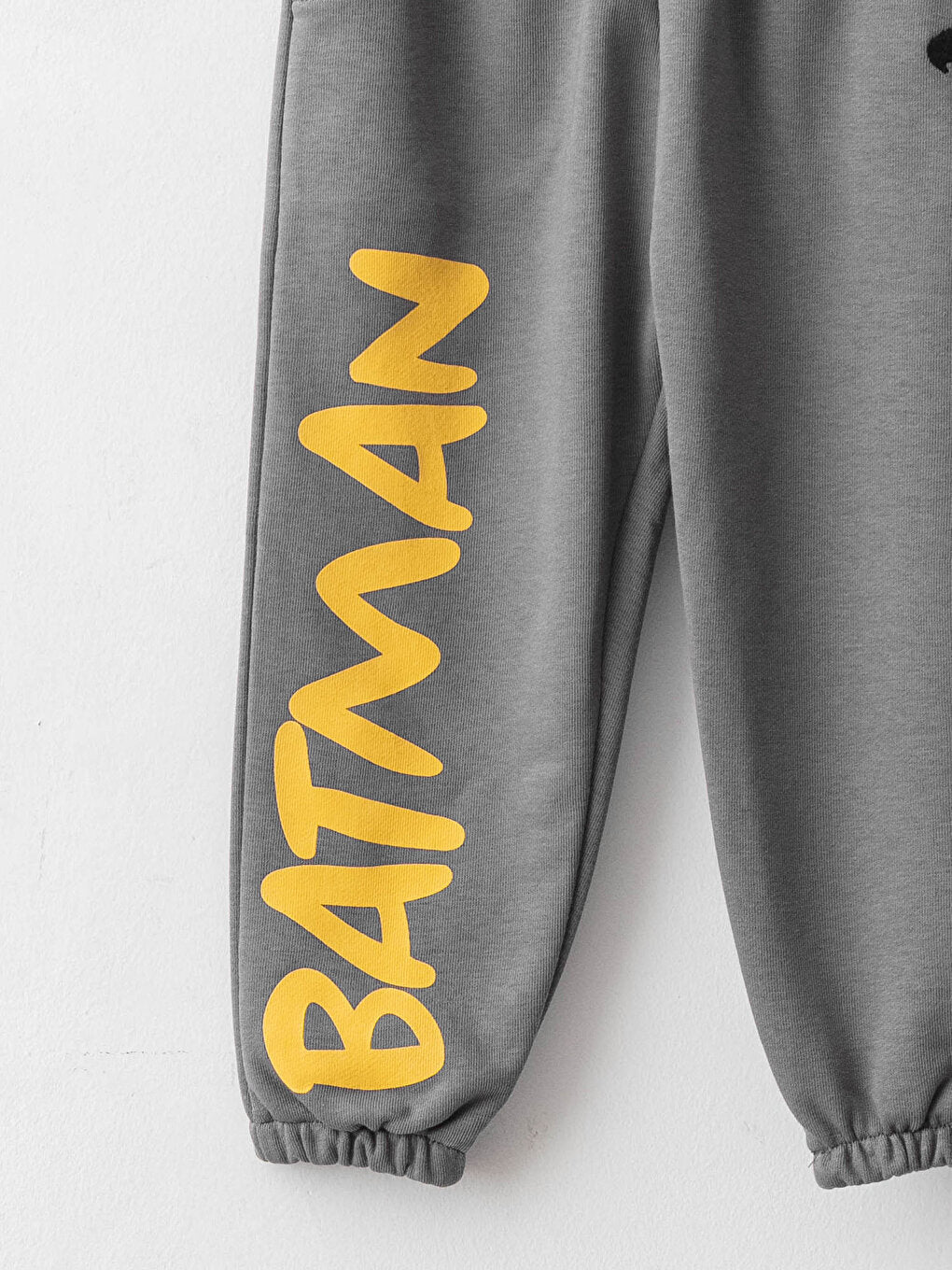 Batman Printed Baby Boy Tracksuit Bottom with Elastic Waist