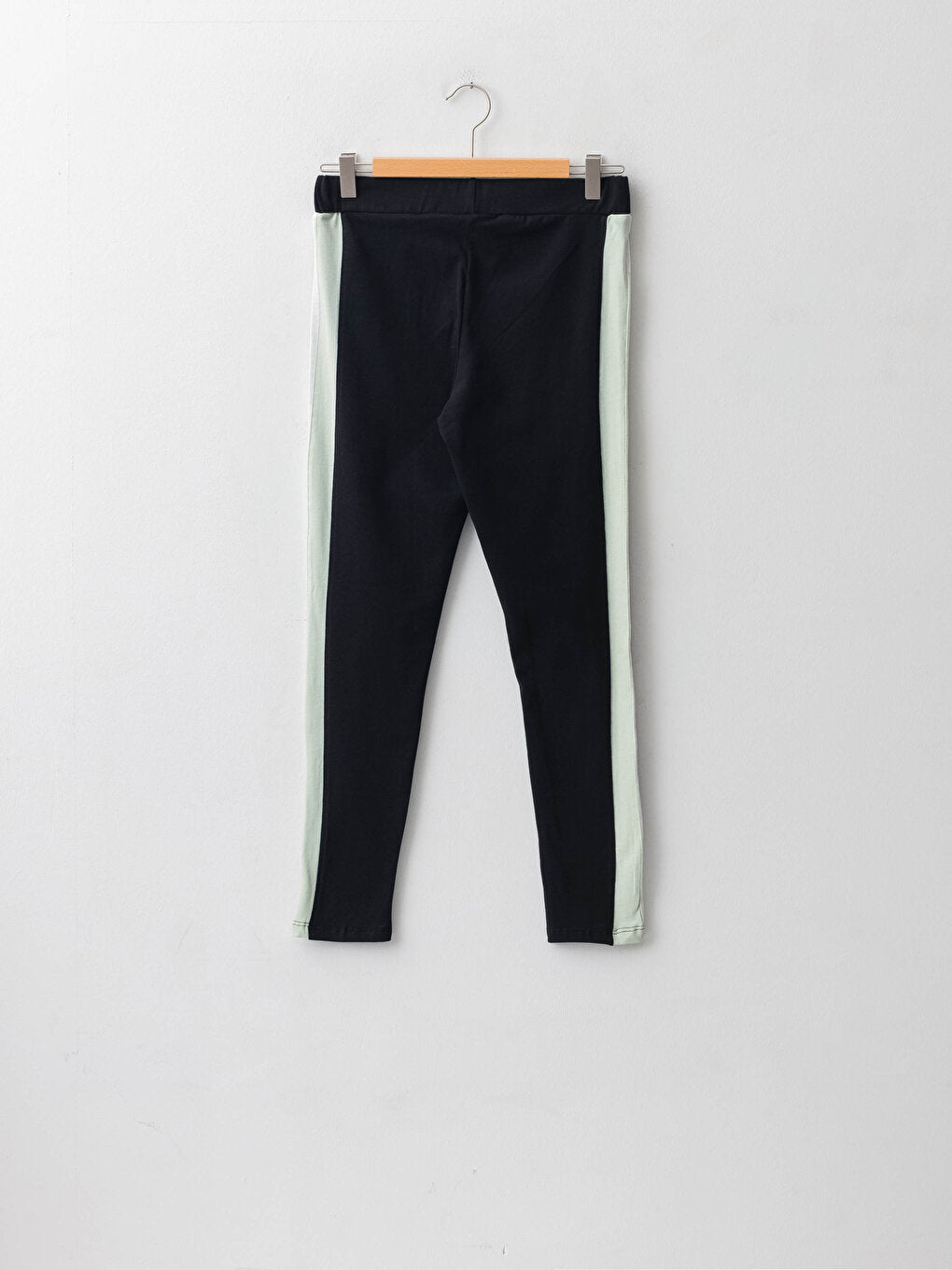 Women's Leggings with Elastic Waist and Stripe Detail