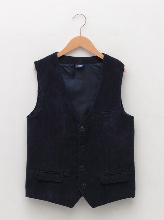 V-Neck Boy's Vest