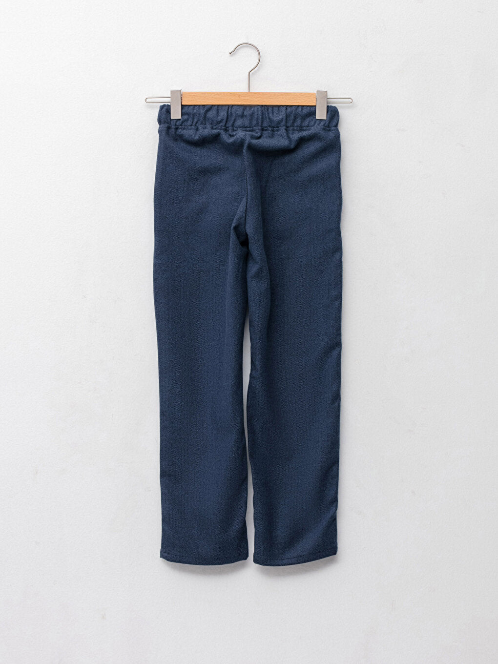 Gabardine Boy's Trousers with Elastic Waist