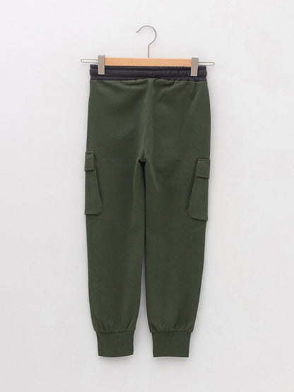 Basic Boy's Jogger Sweatpants with Elastic Waist