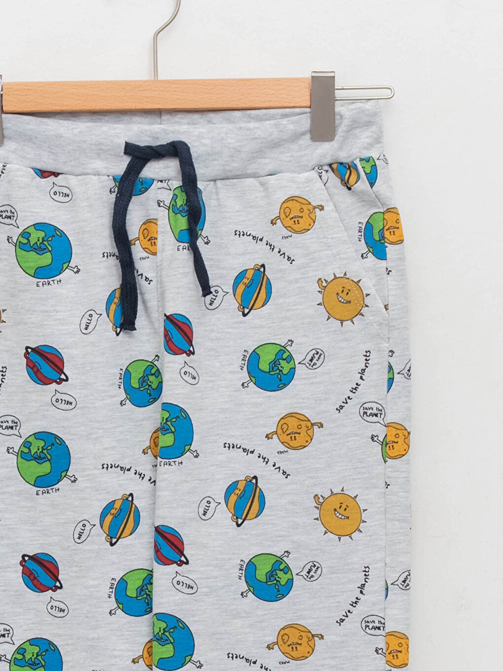 Printed Boys' Jogger Sweatpants with Elastic Waist