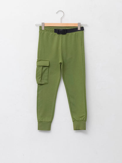 Basic Boy's Jogger Sweatpants with Elastic Waist