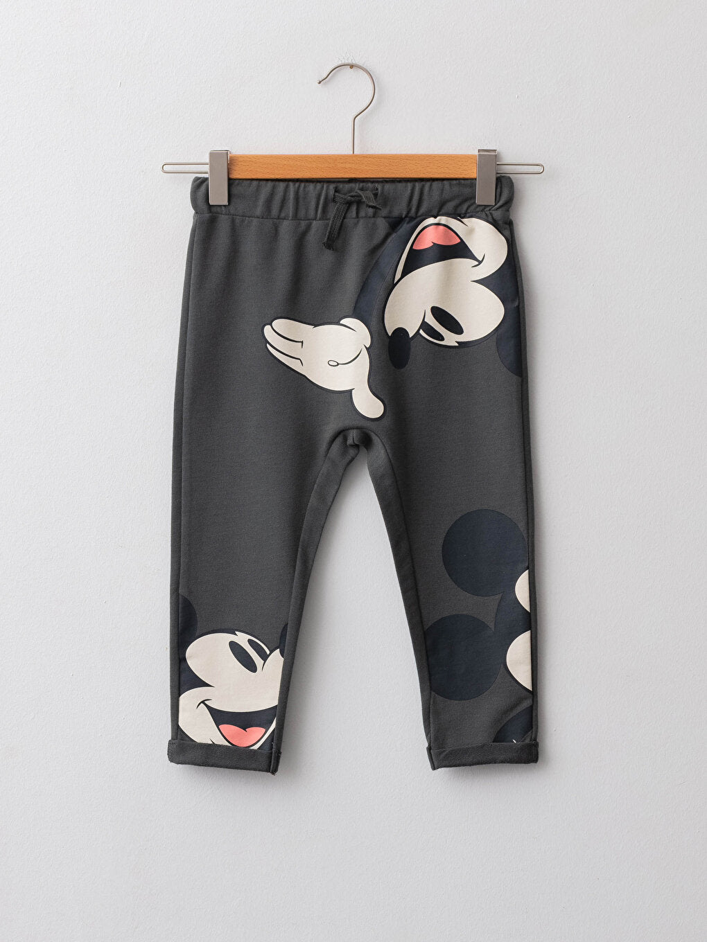 Elastic Waist Mickey Mouse Printed Baby Boy Tracksuit Bottom