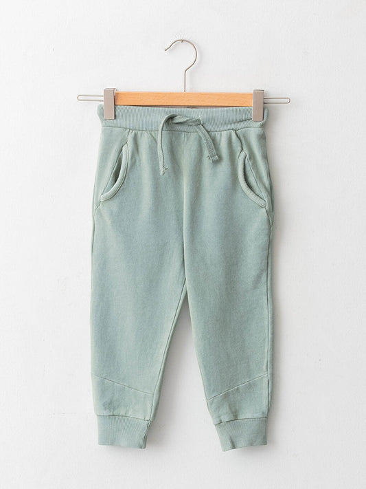 Basic Baby Boy Jogger Tracksuit Bottom with Elastic Waist