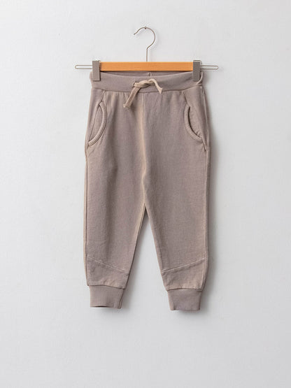 Basic Baby Boy Jogger Tracksuit Bottom with Elastic Waist