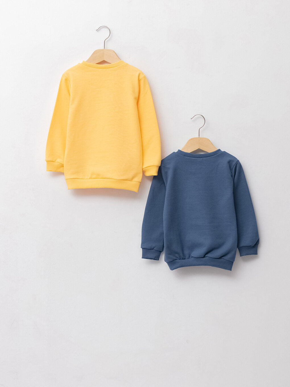 Crew Neck Long Sleeve Baby Boy Sweatshirt 2-pack