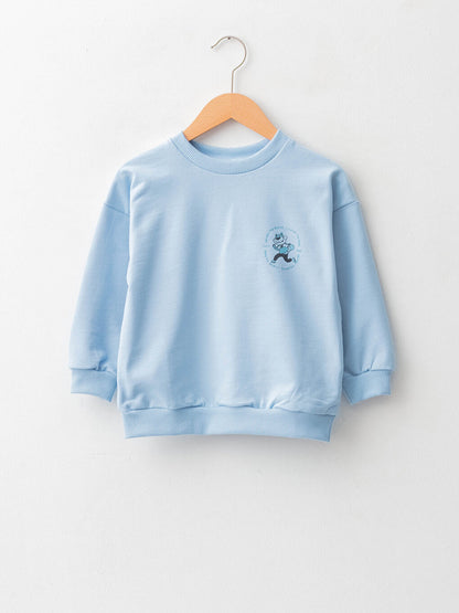 Crew Neck Long Sleeve Baby Boy Sweatshirt