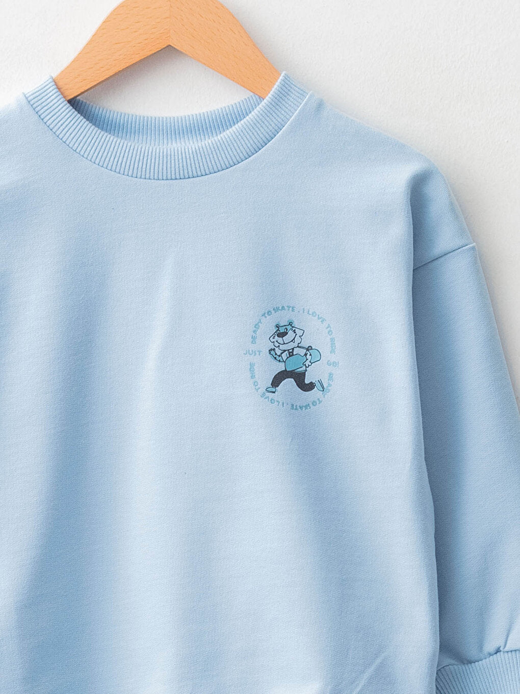 Crew Neck Long Sleeve Baby Boy Sweatshirt