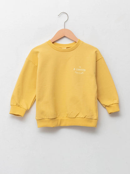 Crew Neck Long Sleeve Baby Boy Sweatshirt