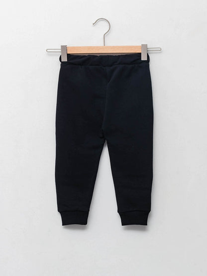 Basic Baby Boy Jogger Tracksuit Bottom with Elastic Waist