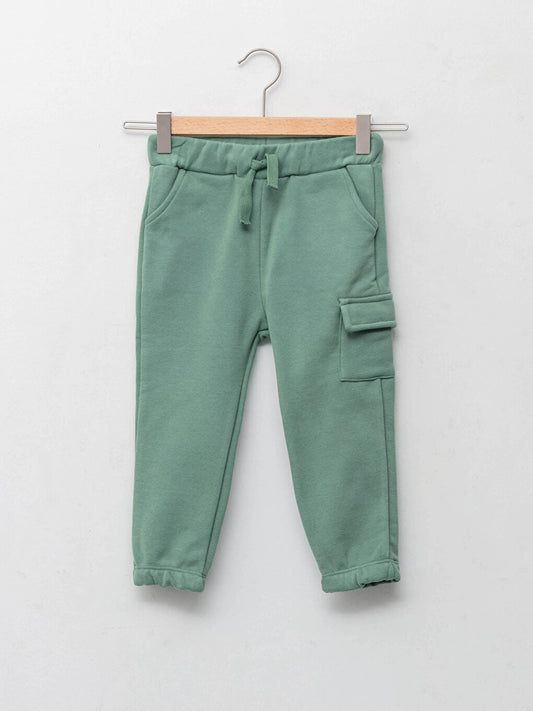 Basic Baby Boy Jogger Sweatpants with Elastic Waist