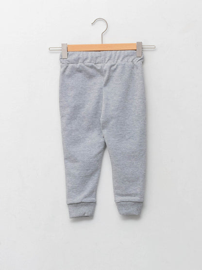 Basic Baby Boy Jogger Tracksuit Bottom with Elastic Waist