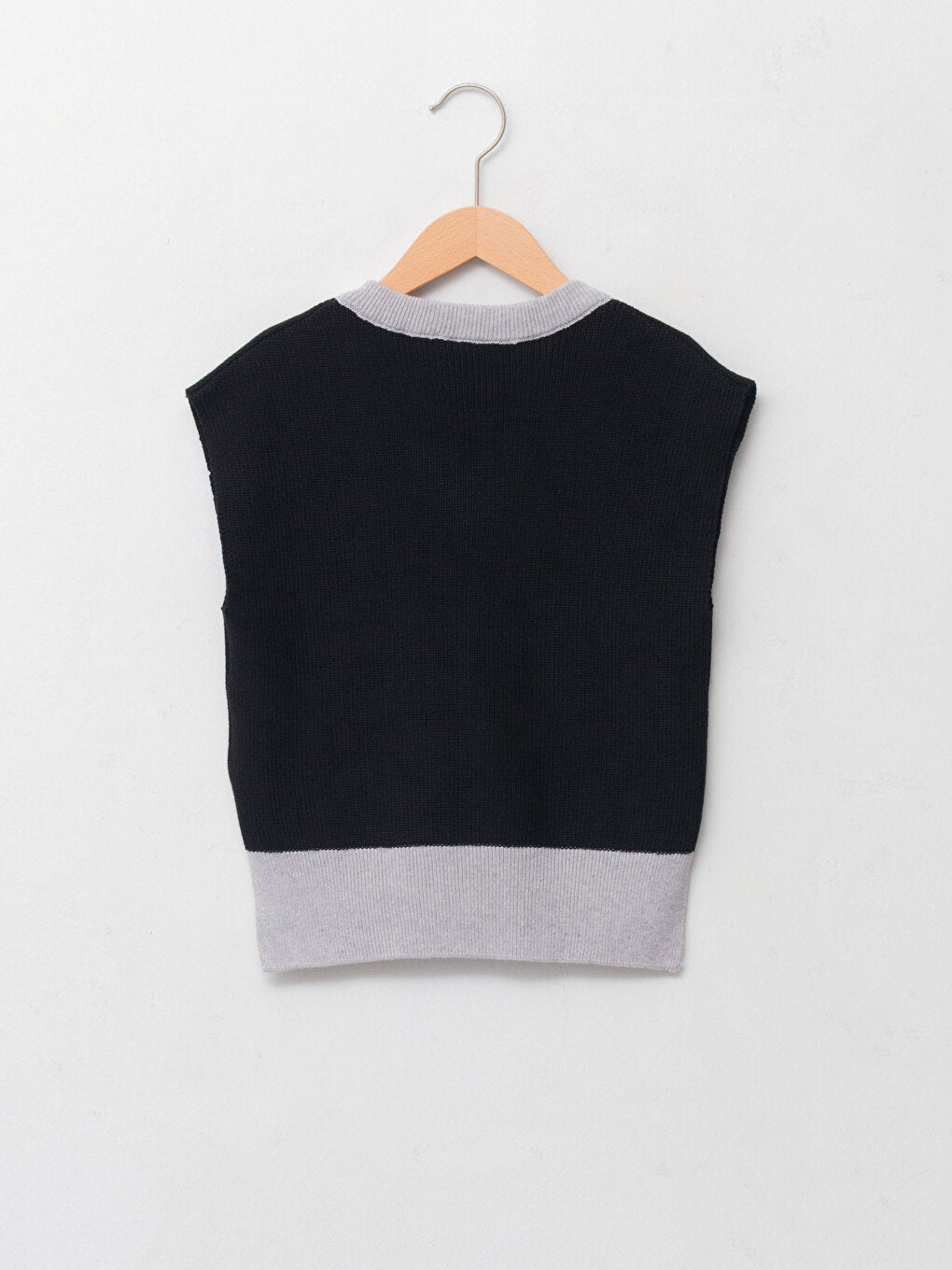 V-Neck Basic Baby Boy Knitwear Sweater