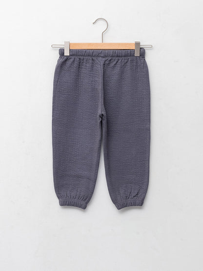 Basic Baby Boy Jogger Sweatpants with Elastic Waist