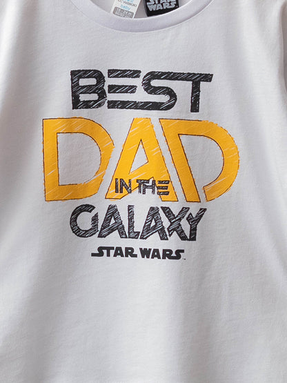 Crew Neck Short Sleeve Star Wars Printed Baby Boy T-Shirt, Pack of 2