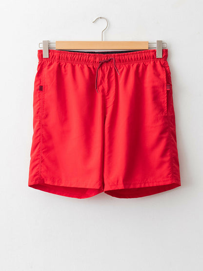 Knee-Length Basic Men's Swim Shorts