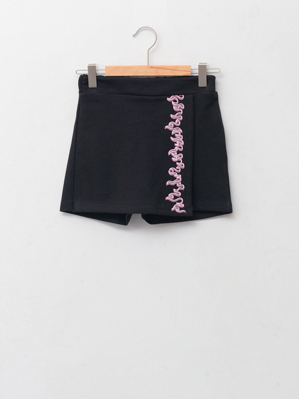 Printed Girl's Shorts Skirt with Elastic Waist