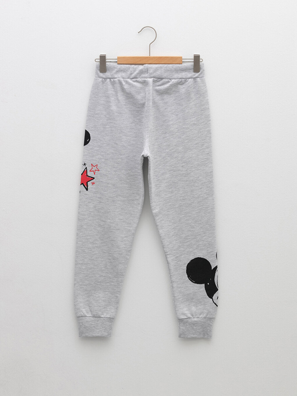 Elastic Waist Mickey Mouse Printed Boy's Jogger Sweatpants