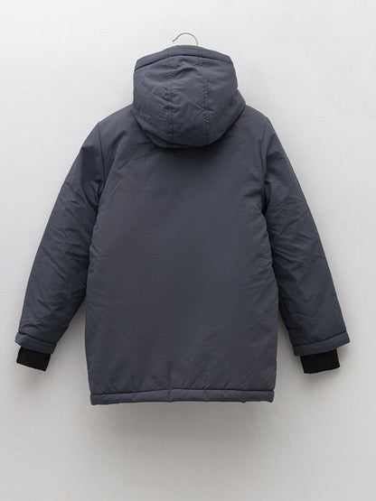 Hooded Boy's Thick Puffer Coat