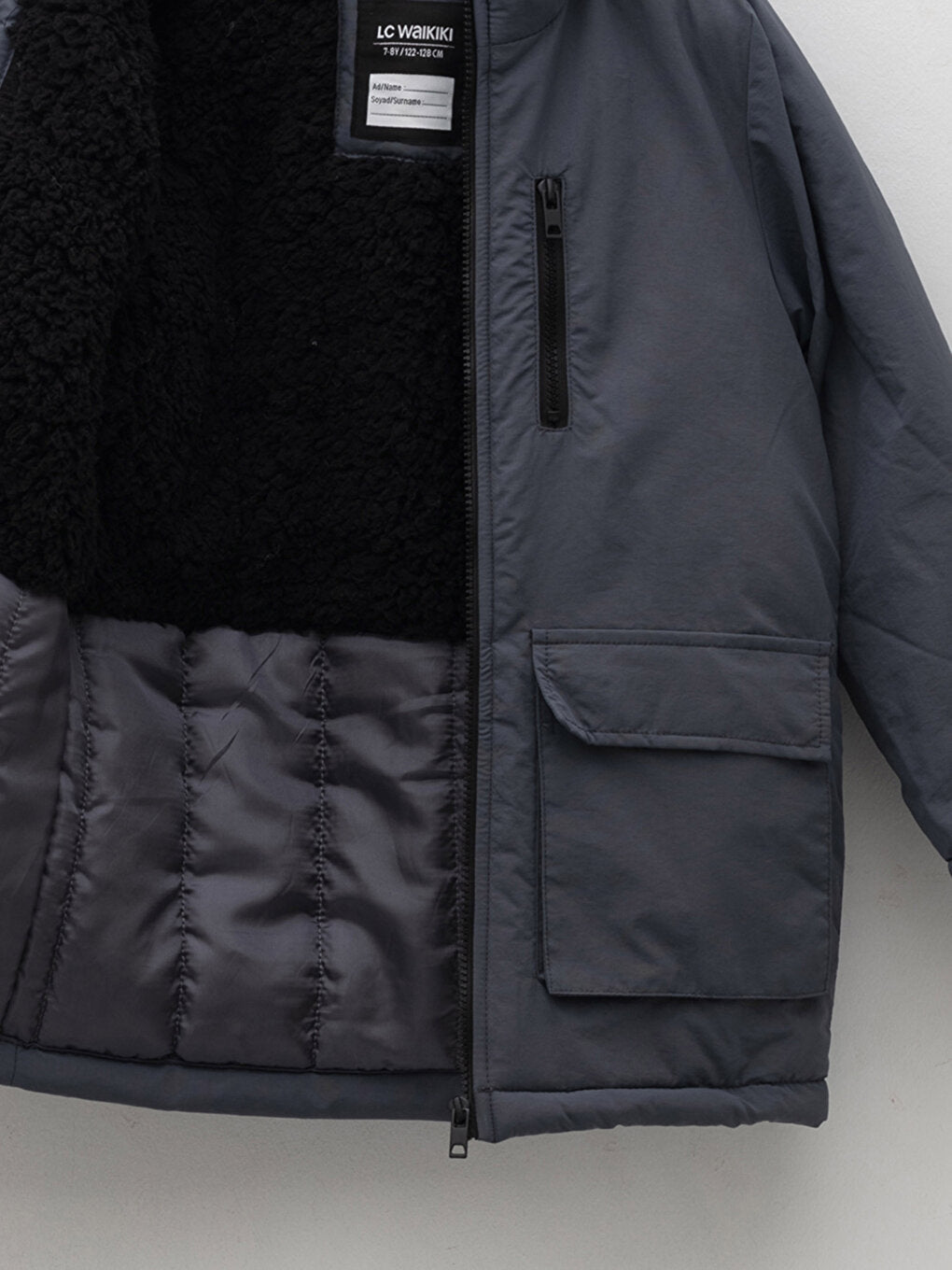 Hooded Boy's Thick Puffer Coat