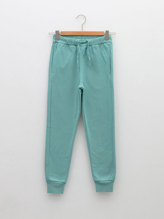 Basic Boy's Jogger Sweatpants with Elastic Waist